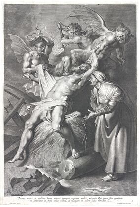 Job Tormented by Demons and Abused by His Wife