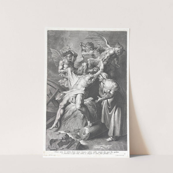 Job Tormented by Demons and Abused by His Wife by Lucas Emil Vorsterman