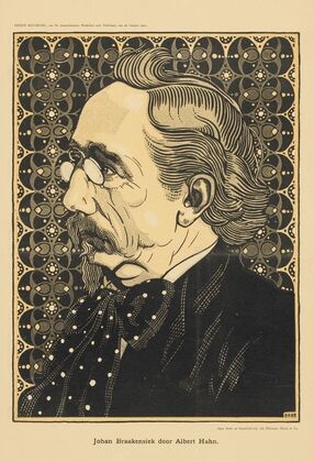 Johan Braakensiek door Albert Hahn