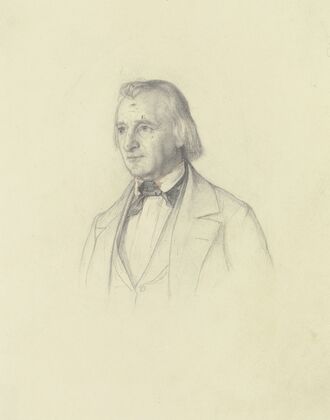 Johann David Passavant, nach dem Leben gezeichnet