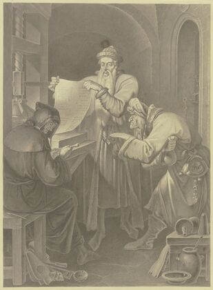 Johannes Gutenberg erfindet die Druckerkunst