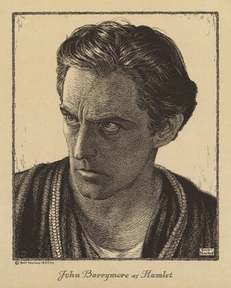 John Barrymore as Hamlet