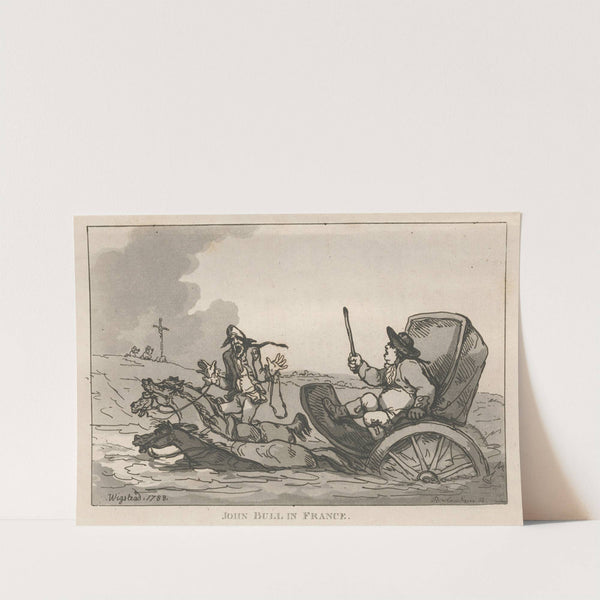 John Bull in France by Thomas Rowlandson