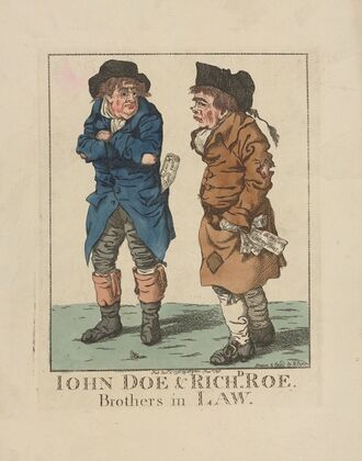 John Doe & Richd. Roe. Brothers in Law. (1796)