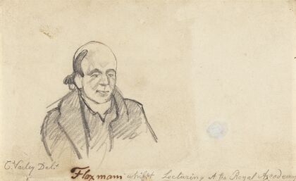 John Flaxman whilst Lecturing at the Royal Academy