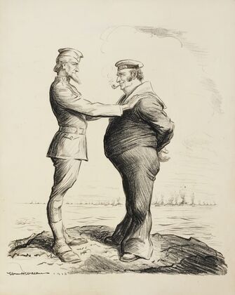 John, if it hadn’t been for that navy of yours, where would we be now (1918)