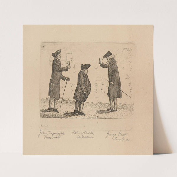 John Wemyss, Robert Clerk, George Pratt (1784) by John Kay