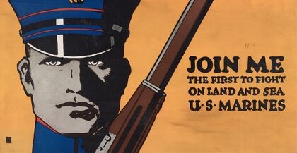 Join me – the first to fight on land and sea – U.S. Marines