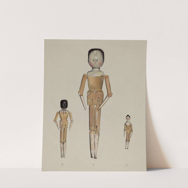 Jointed Wooden Dolls by Jane Iverson