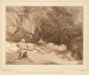 Jonction des deux torrents qui forment la Cascade de Grésy (1814)