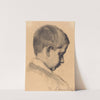 Jongenskop; en profil naar rechts by Thérèse Schwartze