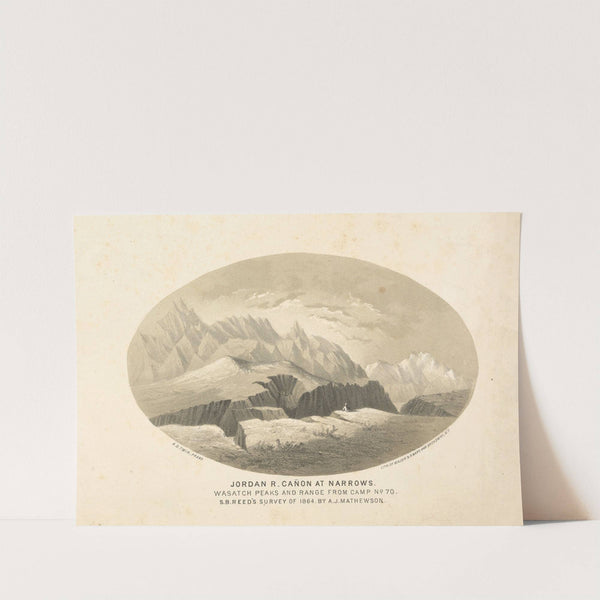 Jordan R. Canon at narrows. (1864) by Joseph F. Knapp