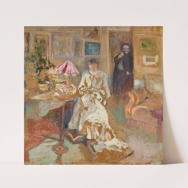 Jos Hessel et sa femme, rue de Rivoli (circa 1904) by Édouard Vuillard