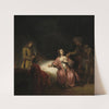 Joseph Accused by Potiphar&#8217;s Wife (1655) by Follower of Rembrandt van Rijn