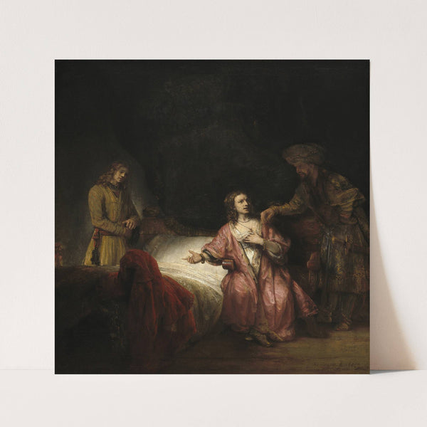 Joseph Accused by Potiphar&#8217;s Wife (1655) by Follower of Rembrandt van Rijn