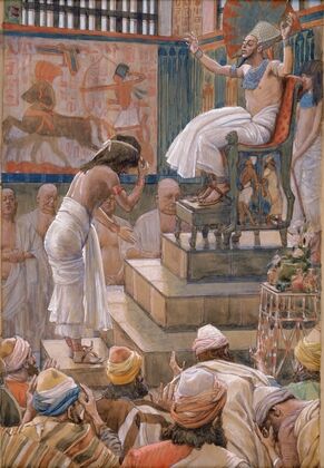 Joseph and His Brethren Welcomed by Pharaoh