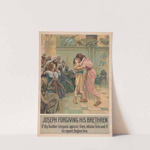 Joseph forgiving his brethren (1894) by Harris, Jones & Co