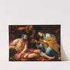 Joseph interpreting dreams by Giovanni Battista Langetti