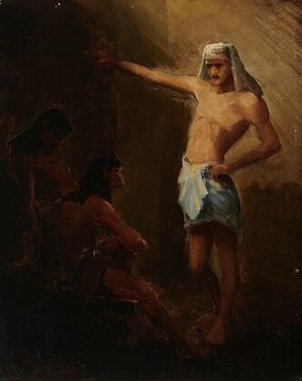 Joseph Interprets Prisoners’ Dreams in Egyptian Slavery (1883)