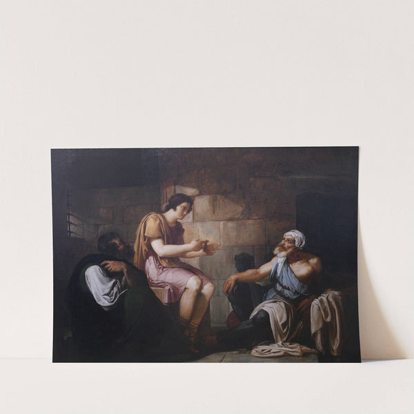 Joseph interprets the prisioners’ dreams by Francesco Hayez