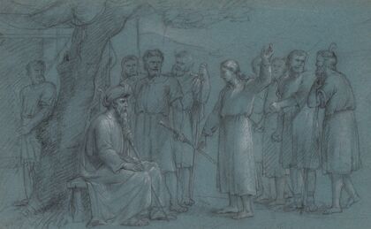 Joseph Tells his Dream to his Father and Brothers