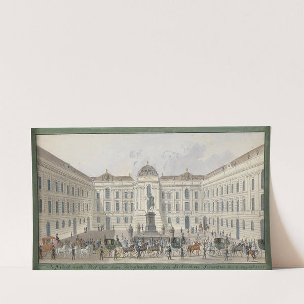 Josephsplatz (1835) by Balthasar Wigand