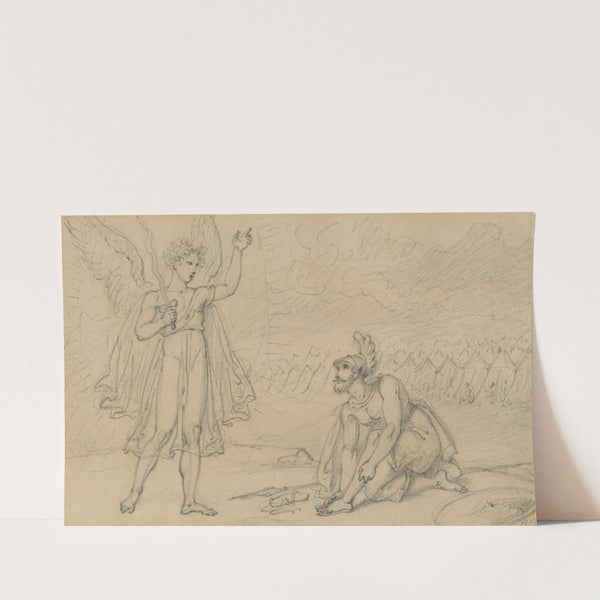 Joshua and the Angel by Richard Westall