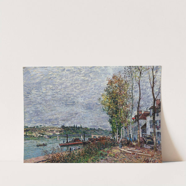 Jour De Brouillard À Saint-Mammès (1880) by Alfred Sisley