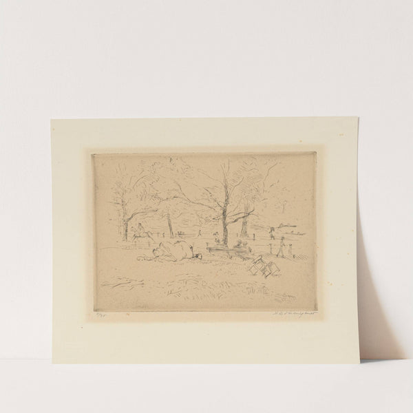 Jour de repos á Hyde Park by Jean-Louis Boussingault