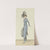 Robe en velours de laine bleu by Anonymous