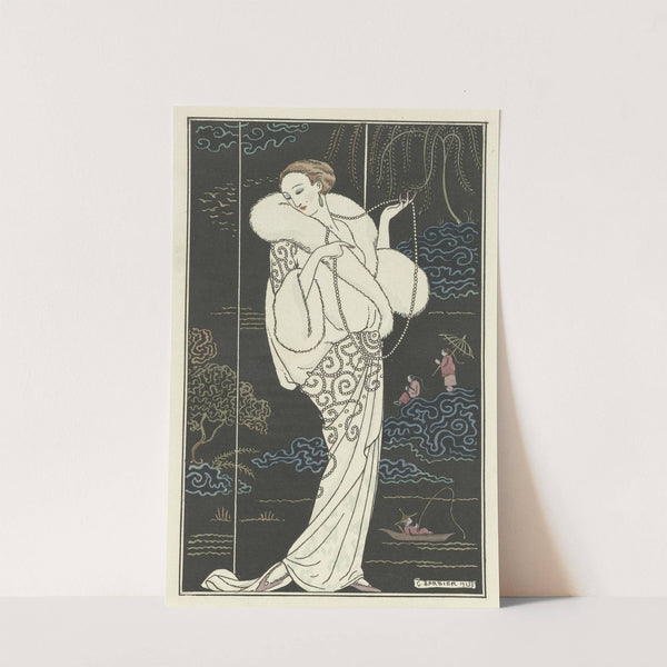 Manteau de velours (1913) by George Barbier
