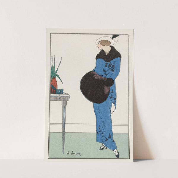 Robe de duvetin bleu (1913) by H. Honore