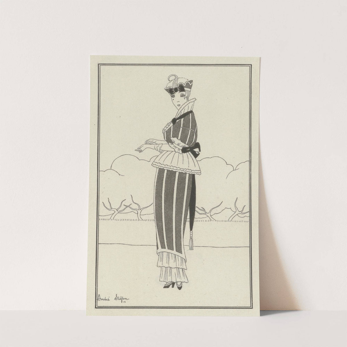 Journal des Dames et des Modes, Costumes Parisiens, 1914, No. 138 by André Stéfan
