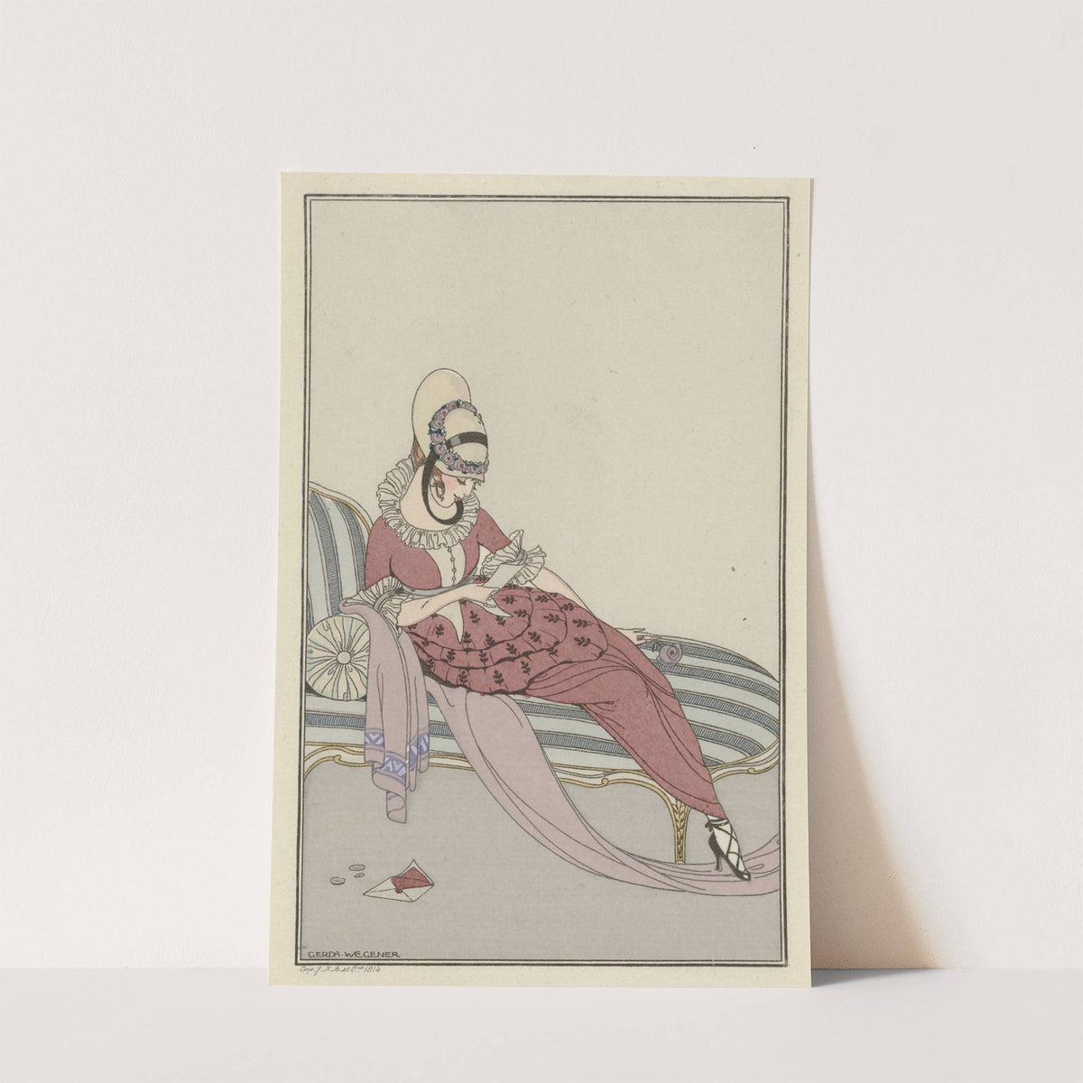 Robe de gabardin (1914) by Gerda Wegener