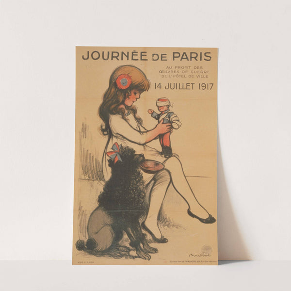 Journée de Paris . . . 14 Juillet 1917 by Francisque Poulbot