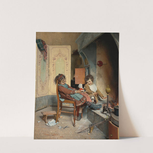 Joys Of Childhood by Gaetano Chierici