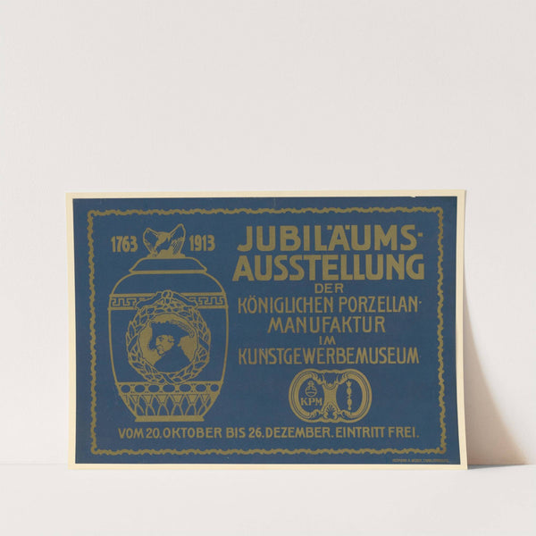 Jubiläumsausstellung der königlichen Porzellanmanufaktur (1913) by Hermann A. Weber