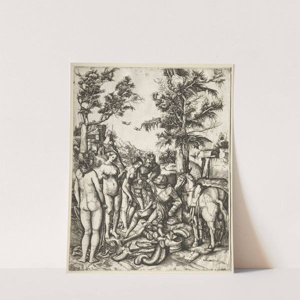 Judgment of Paris (1528–63) by Hieronymus Hopfer