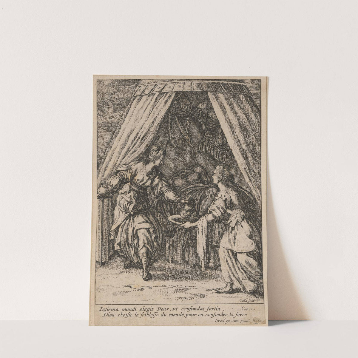 Judith and Holofernes. by Jacques Callot