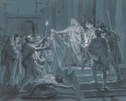 Judith Shows her People the Head of Holofernes