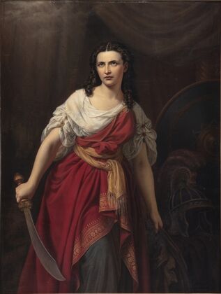 Judith with the head of Holofernes (circa 1865)