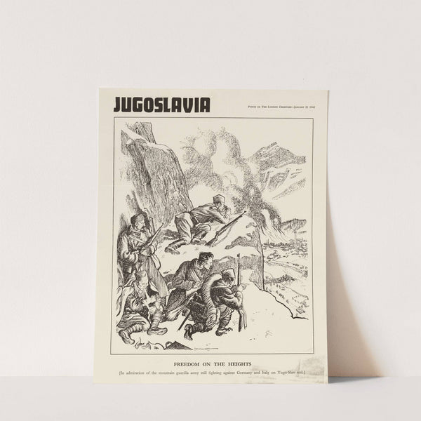 Jugoslavia Freedom on the Heights by Anonymous