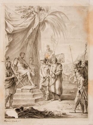 Jugurtha Bound and Handed Over to Silanus, who Takes Him to Marius