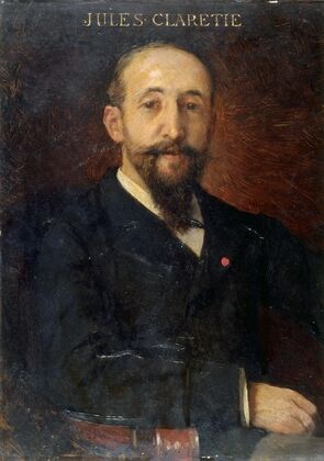 Jules Claretie (1840-1913), administateur de la Comédie-Française.