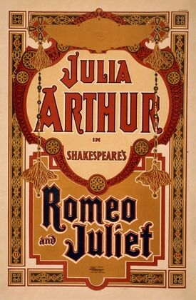 Julia Arthur in Shakespeare’s Romeo and Juliet (c1899)