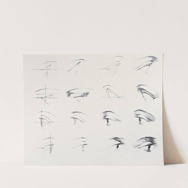 Julien&#039;s Studies of Heads pl 01 by Bernard-Romain Julien