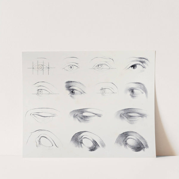 Julien&#039;s Studies of Heads pl 02 by Bernard-Romain Julien