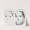 Julien&#039;s Studies of Heads pl 12 by Bernard-Romain Julien