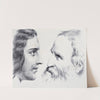 Julien&#039;s Studies of Heads pl 13 by Bernard-Romain Julien