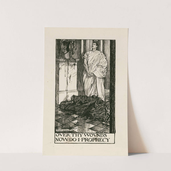 Julius Caesar; Over thy wounds now do i prophecy Act IV Scene II (1900) by Byam Shaw